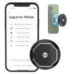 AI Enhanced Voice Recorder with Magnetic Kickstand, Built-in HD Microphone, Smartphone APP Enabled, Unlimited AI Translation Usage