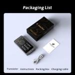 Language Translator Device, 142 Languages AI Translator with 2000mA Battery, Two Way Real-Time Voice Translation, Portable Smart Instant Translator for Voice/Text/Photo