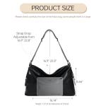GEMIU Vegan Leather Soft Hobo Shoulder Bag