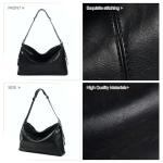GEMIU Vegan Leather Soft Hobo Shoulder Bag