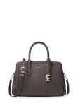 Michael Kors Laila Medium Satchel in Chocolate Leather