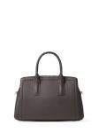 Michael Kors Laila Medium Satchel in Chocolate Leather