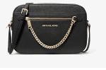 Michael Kors Black Leather Crossbody Bag