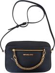 Michael Kors Black Leather Crossbody Bag