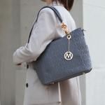 Mia K Rylee Vegan Leather Tote Bag