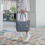 Mia K Rylee Vegan Leather Tote Bag