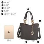 Mia K Rylee Vegan Leather Tote Bag