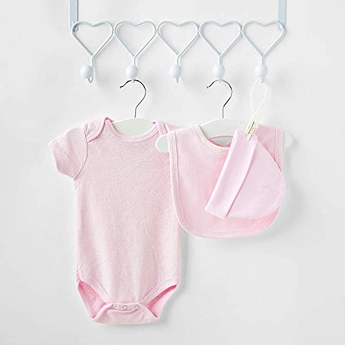 Adorable Newborn Baby Girl Gift Basket with Teddy