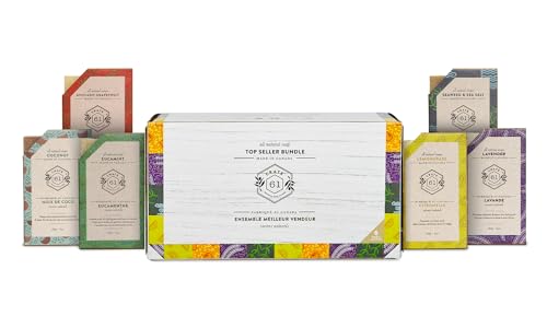 Vegan Soap 6-Pack Gift Set with Essential Oils