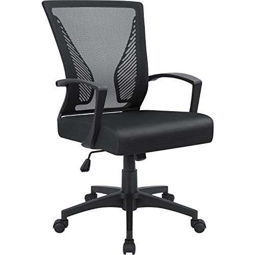 Ergonomic Mid Back Mesh Office Desk Chair