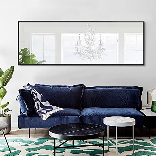 Large Full-Length Mirror with Stand and Wall Mount