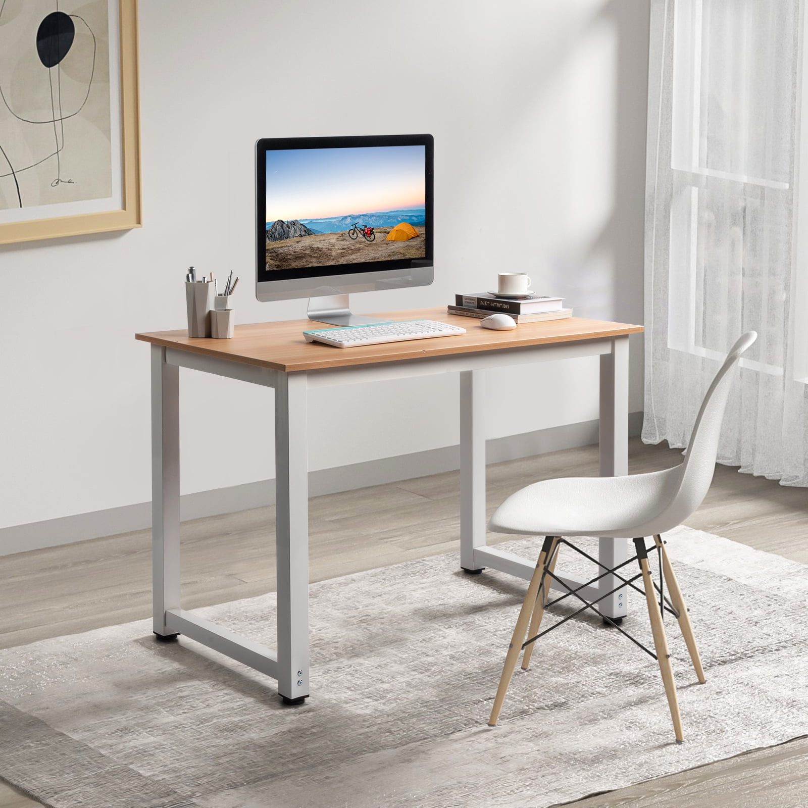 Wooden Computer Desk for Home Office Workstation