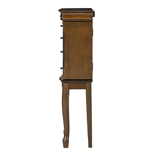 Louis Philippe Nussbaum Jewelry Armoire by Powell