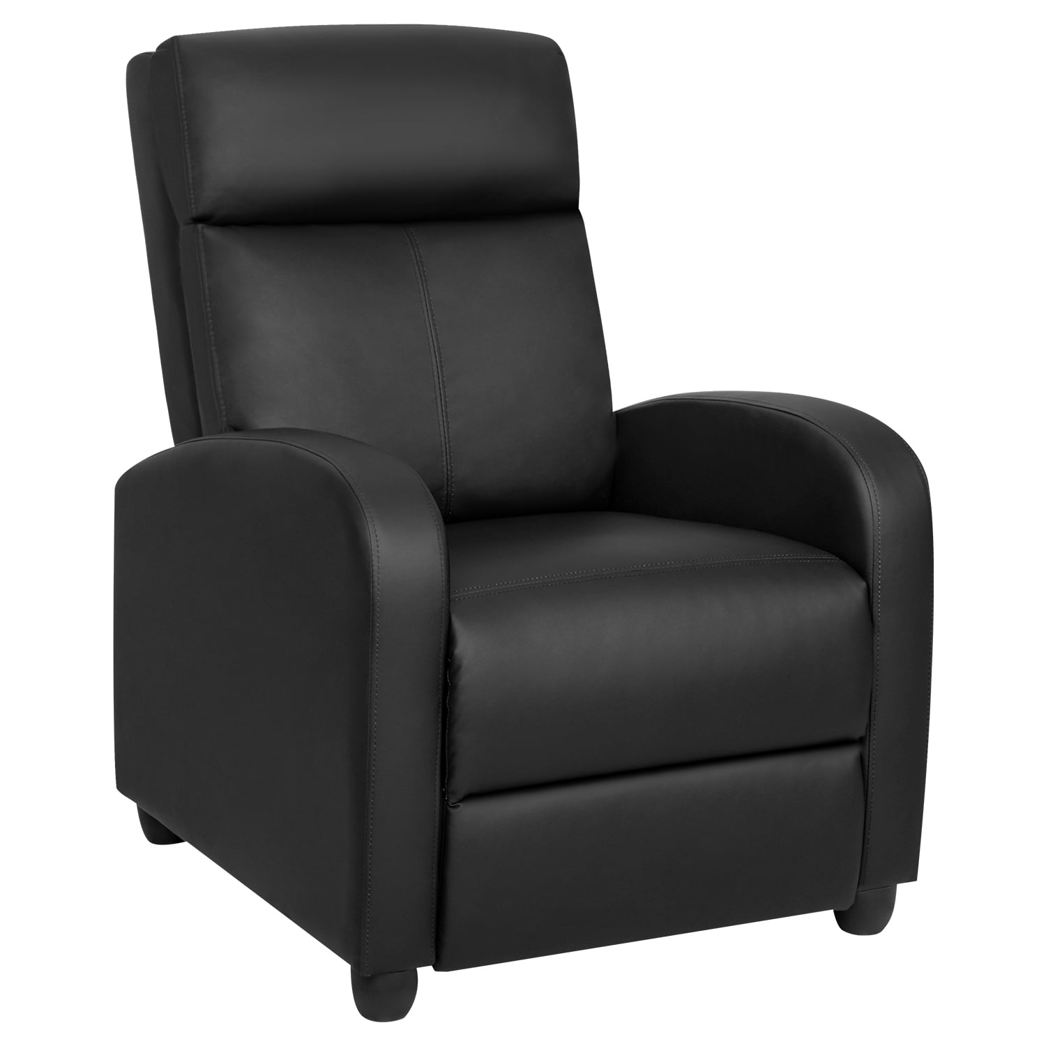 Lacoo Black Home Theater Recliner with Padded Comfort