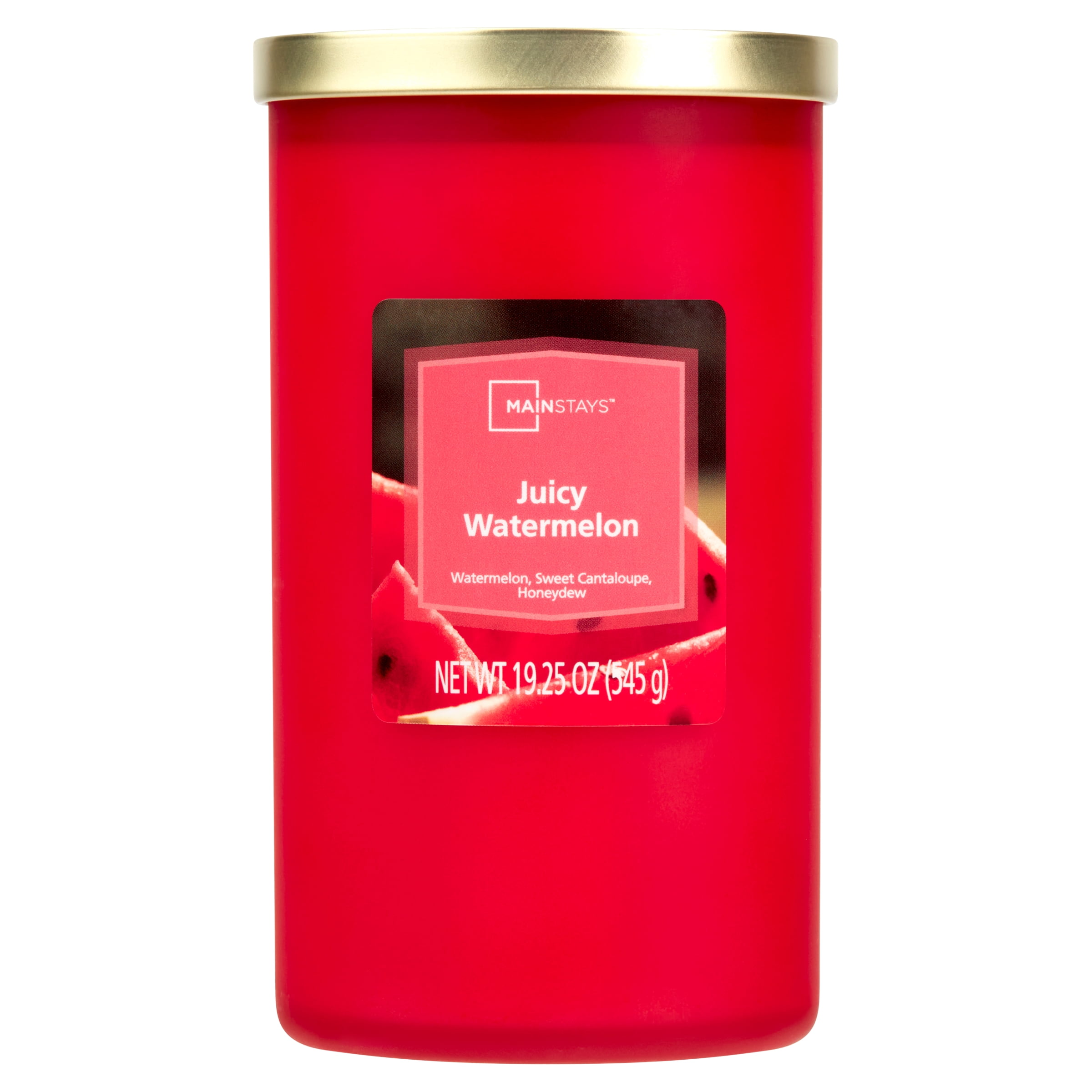 Juicy Watermelon Scented Candle, 19.25 Oz, 2-Pack