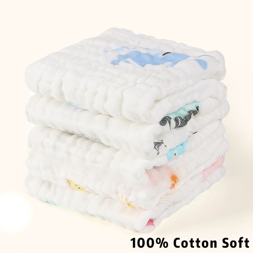 4-Pack Cotton Bath Towels for Babies and Kids