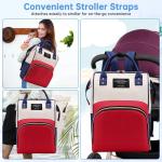 Waterproof Diaper Backpack with Insulated Pockets