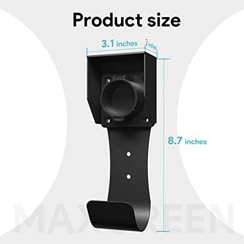 MAX GREEN Wall-Mount EV Charger Nozzle Holder