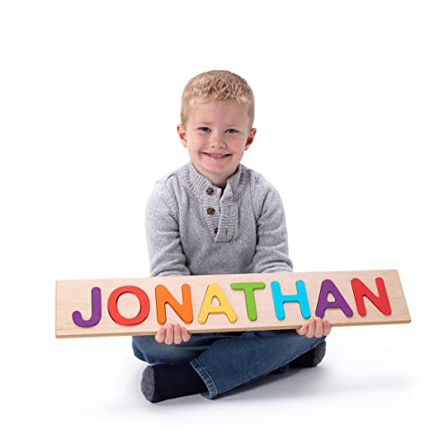 Personalized Wooden Name Puzzle by Fat Brain Toys