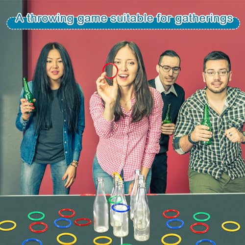 72 Pcs Ring Toss Game for Outdoor Fun