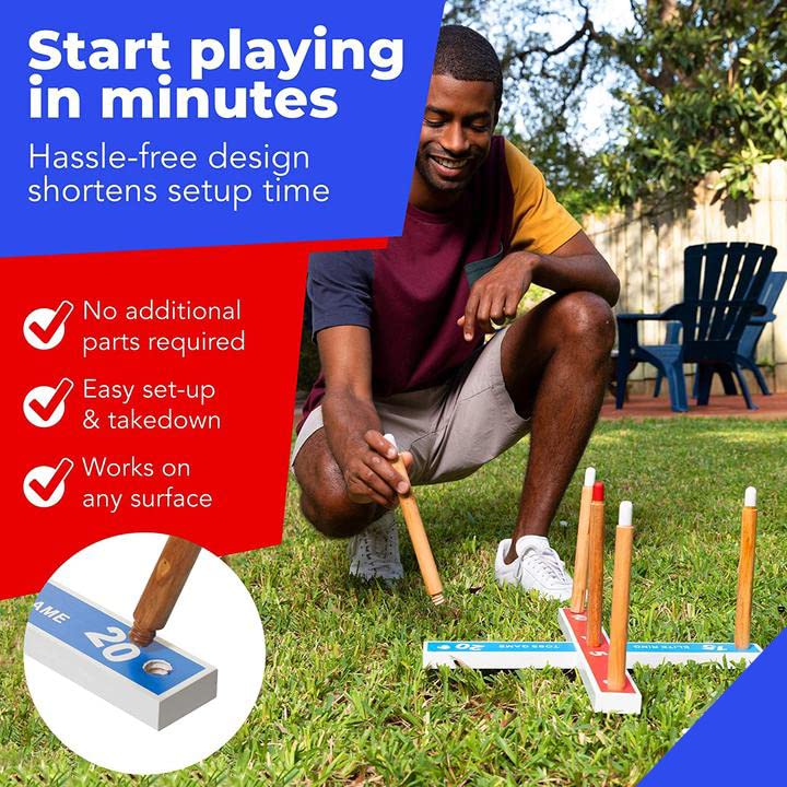 Ring Toss Game for Kids and Adults – Fun Outdoor Activity