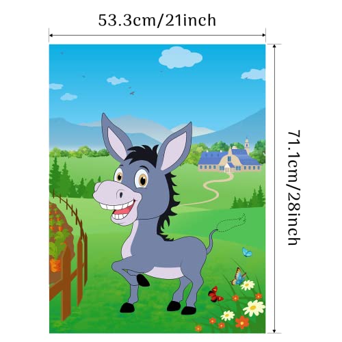 Pin the Tail on the Donkey Game Set