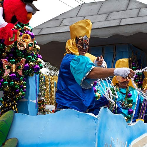 12 Pcs Mardi Gras Mask Set for Parties