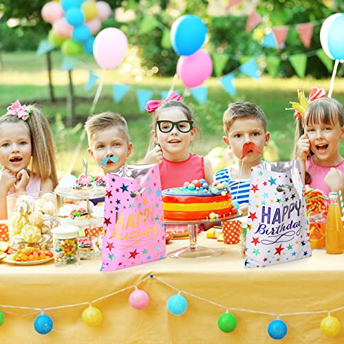 Happy Birthday Party Favor Bags, 40 Pack