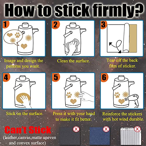 150 Pcs Neon Vinyl Stickers for Kids & Teens