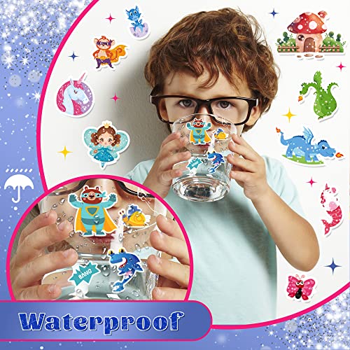 Glittery Birthday Stickers for Kids - 300+ Pieces