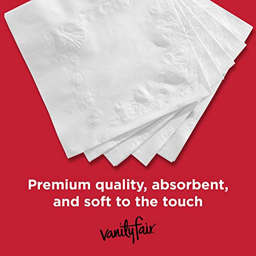 Vanity Fair Everyday Disposable Paper Napkins, 200 Count