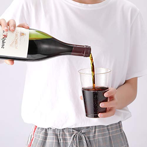 Gold Glitter Disposable Cups - 14 oz, 50 Pack