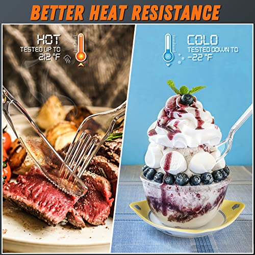 360 Count Heavy Duty Plastic Silverware Set