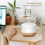 300ml Wood Grain Essential Oil Diffuser with Remote