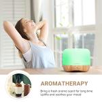 300ml Wood Grain Essential Oil Diffuser with Remote