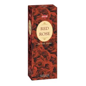 HEM Red Rose Incense Sticks for Relaxation