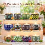 12-Pack Luxury Soy Wax Candle Gift Set