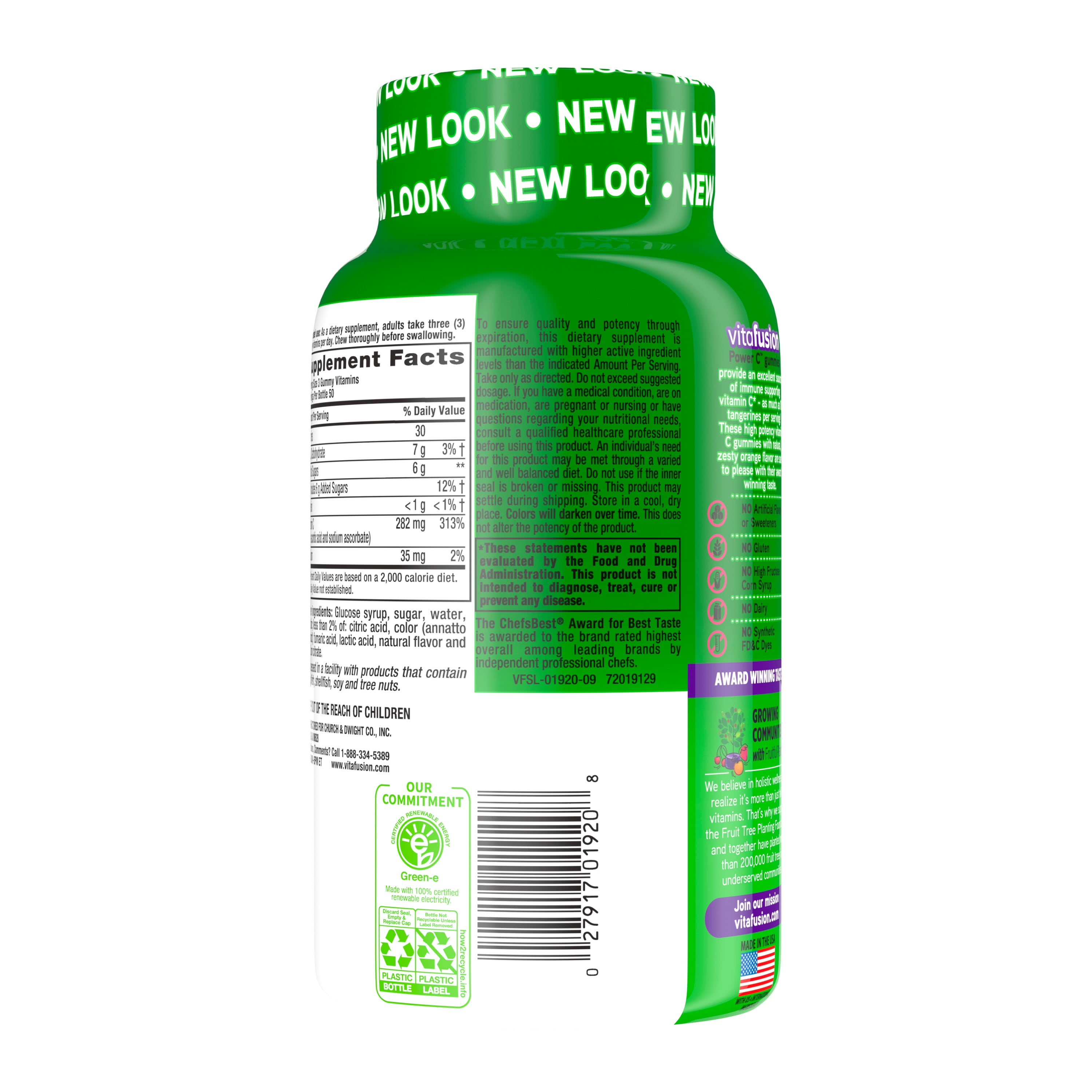 Vitafusion Power C Vitamin Gummies - 150 Count