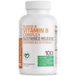 Bronson Super B Complex Slow Release Vitamins 100 Tablets