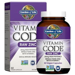 Garden of Life Vitamin Code Raw Zinc Capsules
