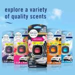 Febreze Unstopables Fresh Car Air Freshener, 4-Pack