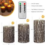 Aku Tonpa Flickering LED Wax Candle Set