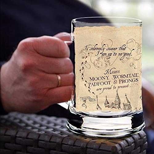 Marauder’s Map Color Changing Pint Glass Mugb