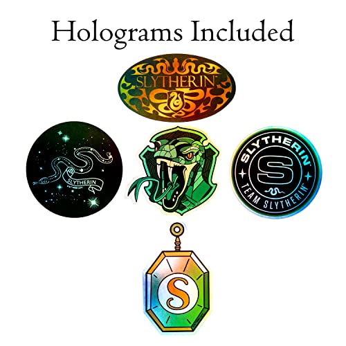 Harry Potter Slytherin Vinyl Stickers: 60 Unique + Holograms