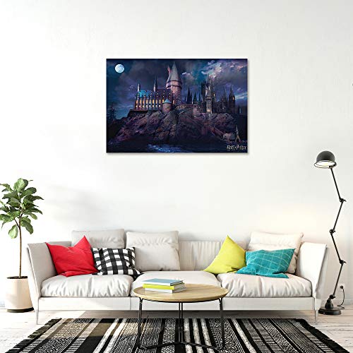 Hogwarts at Night Poster – 24x36 Inches