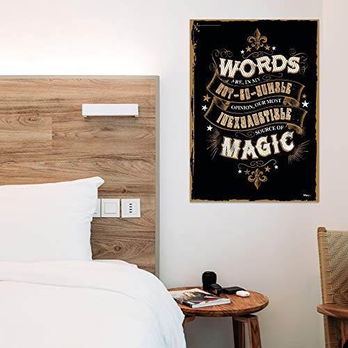 Dumbledore Quote Wall Art - Words are Magic
