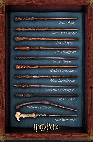 Harry Potter Wands Wall Poster - 22x34 Inches