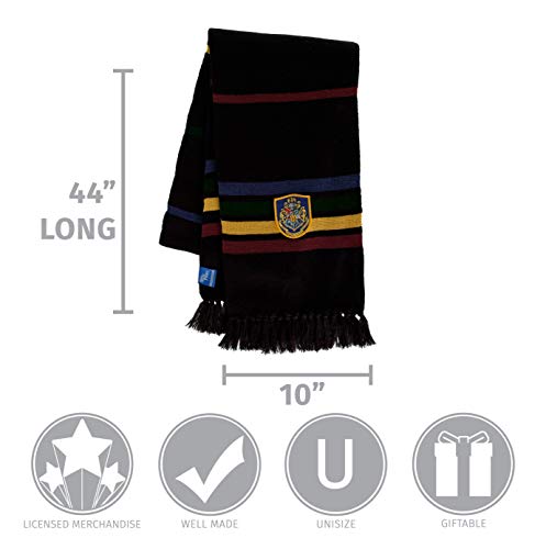 Harry Potter Cozy Black Scarf for Fans