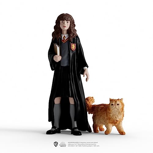 Harry Potter Hermione Granger & Crookshanks Figurine Set
