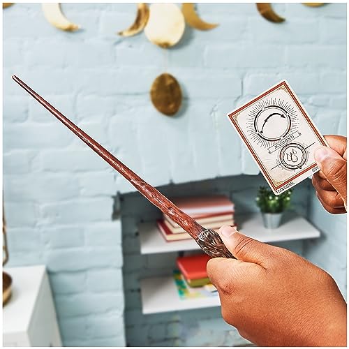 Deluxe Harry Potter Magic Wand with Spell Card